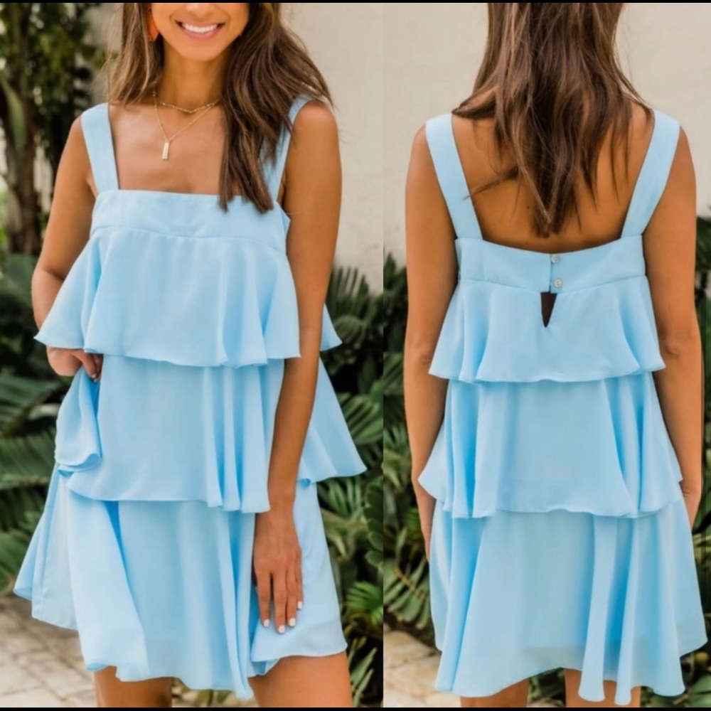 Pink Lily Tiered Dress